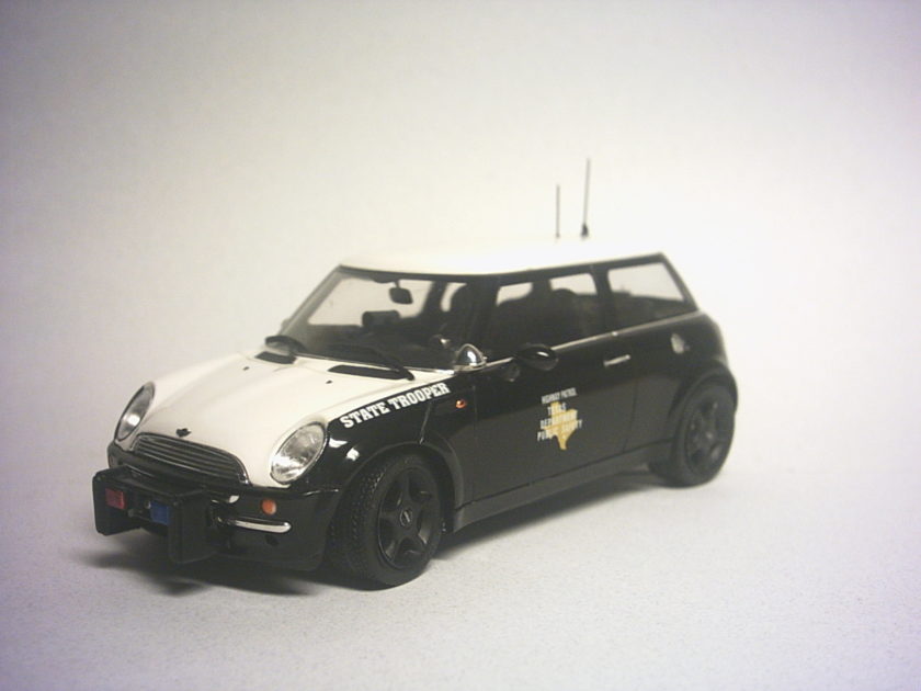 scale model police car