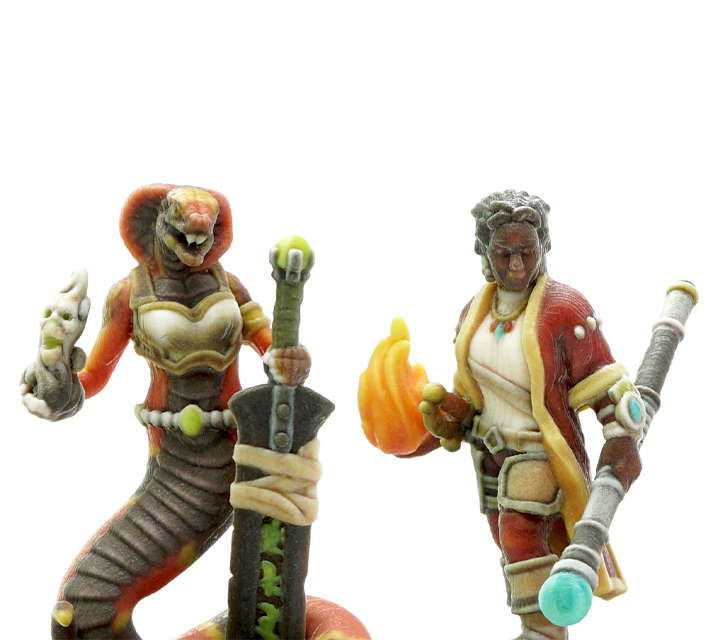 Hero Forge 3D printed miniatures