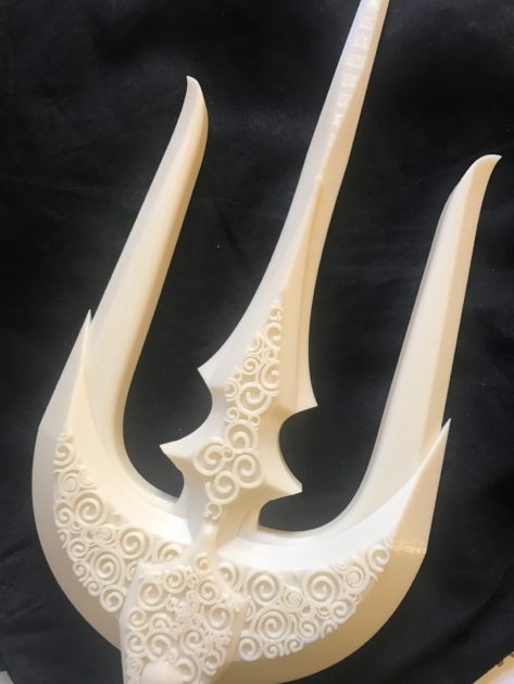 Cosplay Final Fantasy XV 3D Printed Trident for New York Comic Con