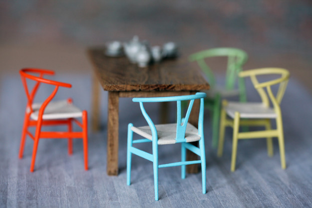 3D printed miniature house dollhouse modern miniatures