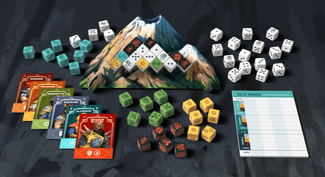 Dice Miner game set